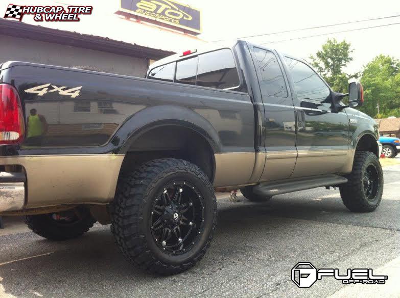 vehicle gallery/ford f 250 fuel hostage d531 0X0  Matte Black wheels and rims